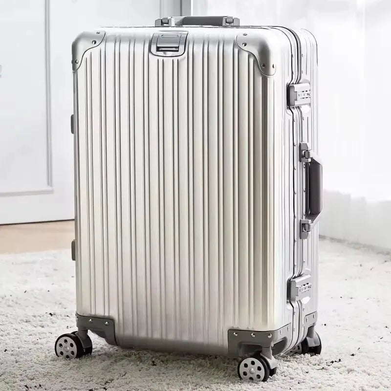 Premium Aluminum Carry-On Suitcase